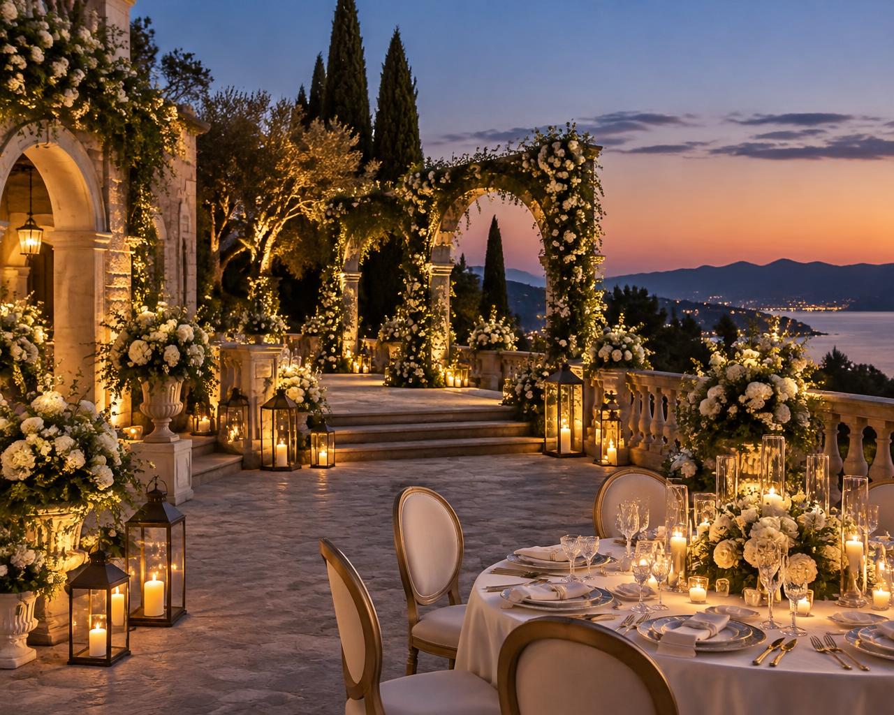 Garden Terrace event setting